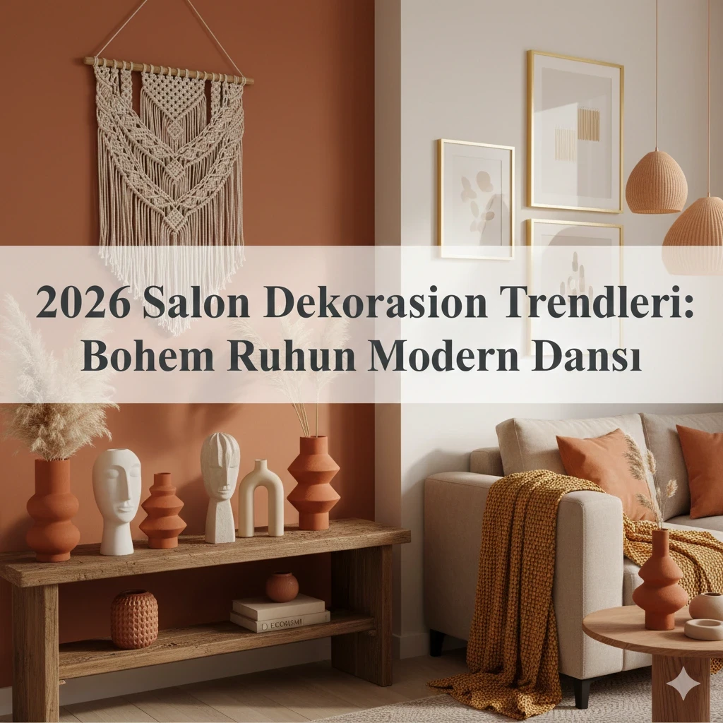 2026 Salon Dekorasyon Trendleri: Bohem Ruhun Modern Dokunuşlarla Dansı